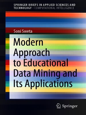 cover image of Modern Approach to Educational Data Mining and Its Applications